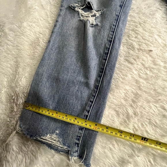 PISTOLA womens Button Fly Straight Leg
High Rise Destroyed Jeans Size 28 - Picture 5 of 10